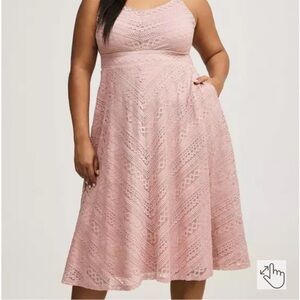 Elegant MAUVE Lace Dress